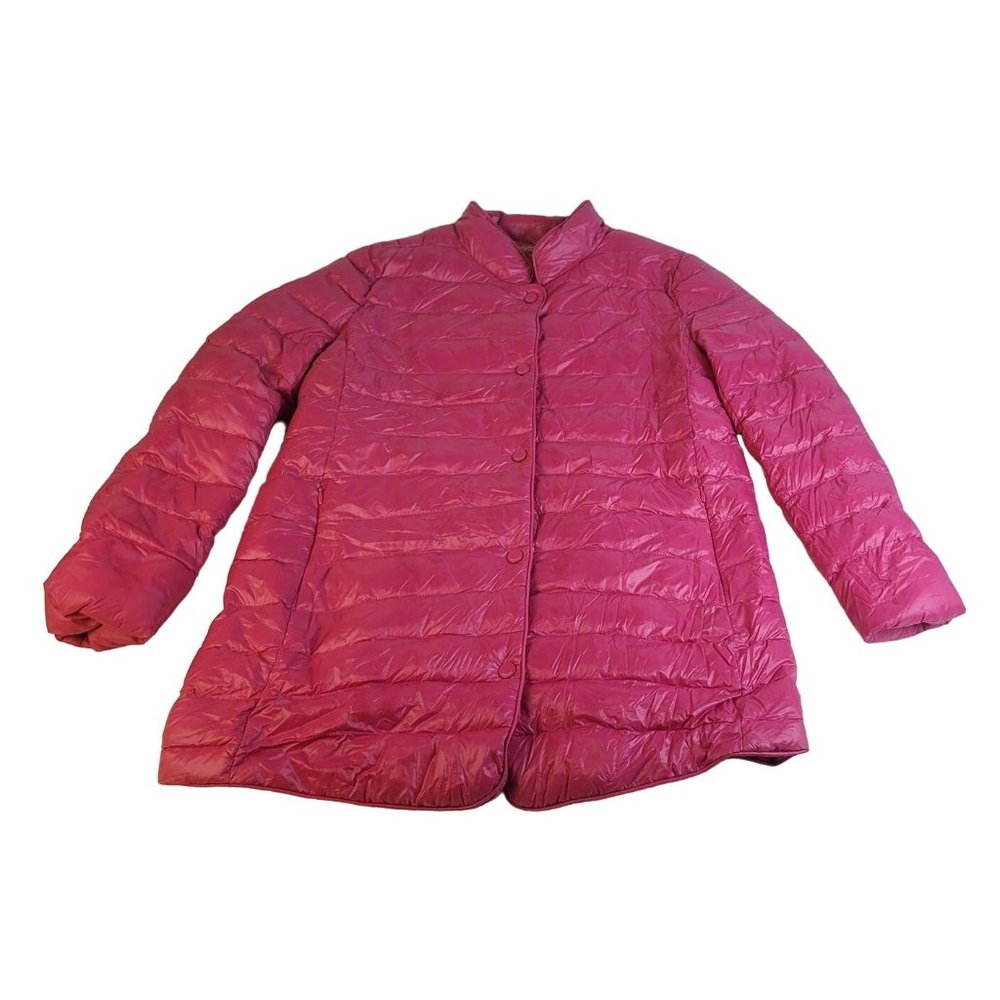 MONTINI Ladies Pink Puffer Jacket Size Small